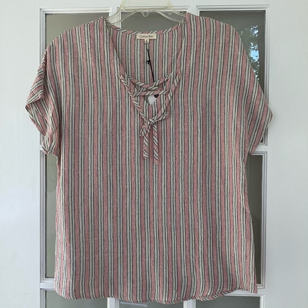 NWT Cotton Bleu Top - Small